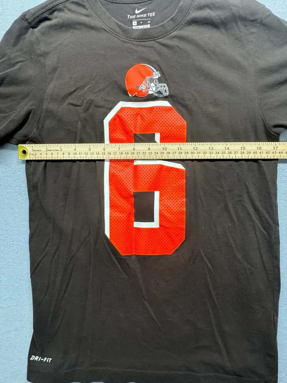 Nike Cleveland Browns Baker Mayfield 6 Dri-Fit T-Shirt Mens Size S